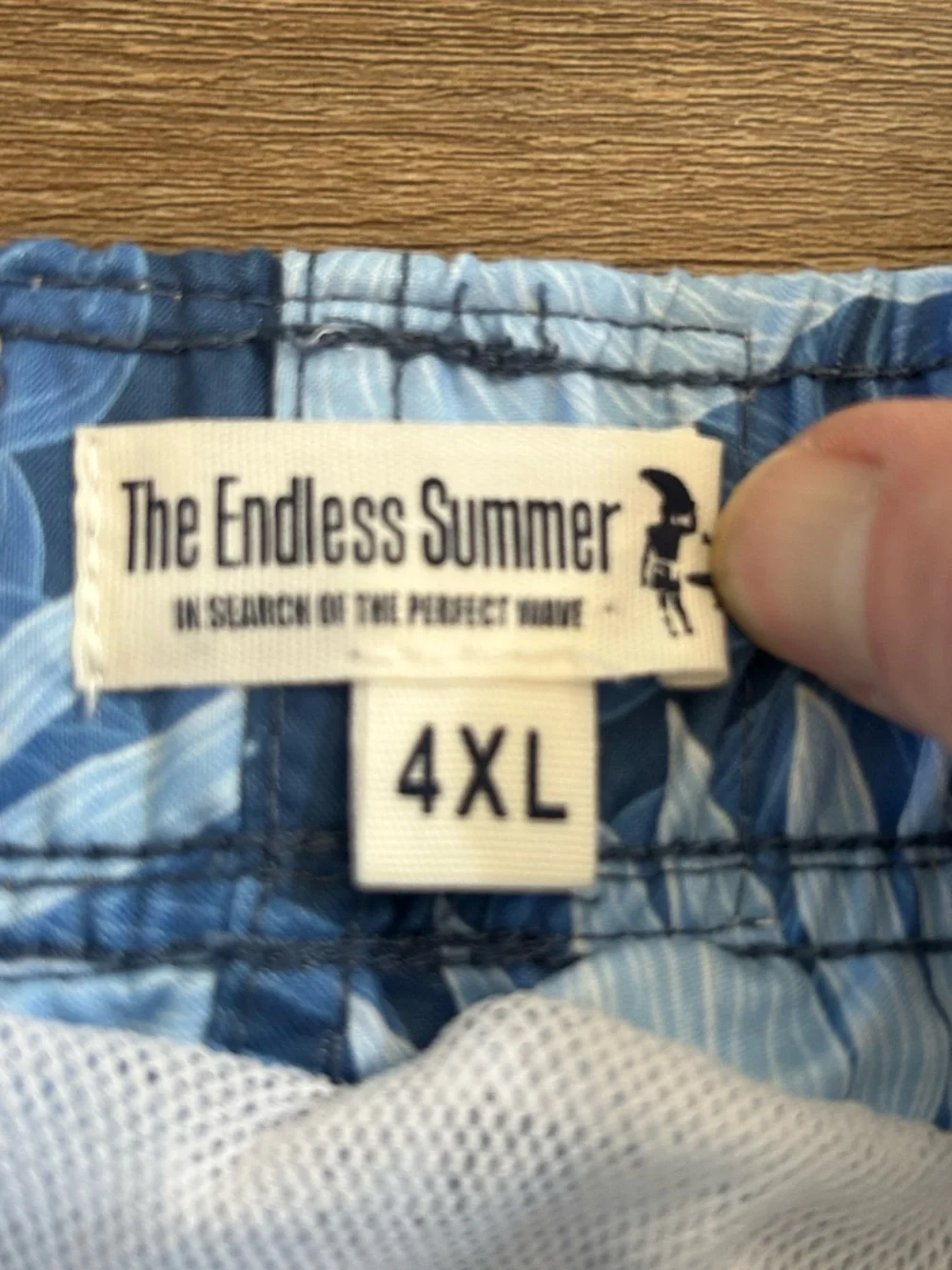 Men’s 4XL The Endless Summer Swim Trunks Patriotic Tropical Floral NWT Big Tall